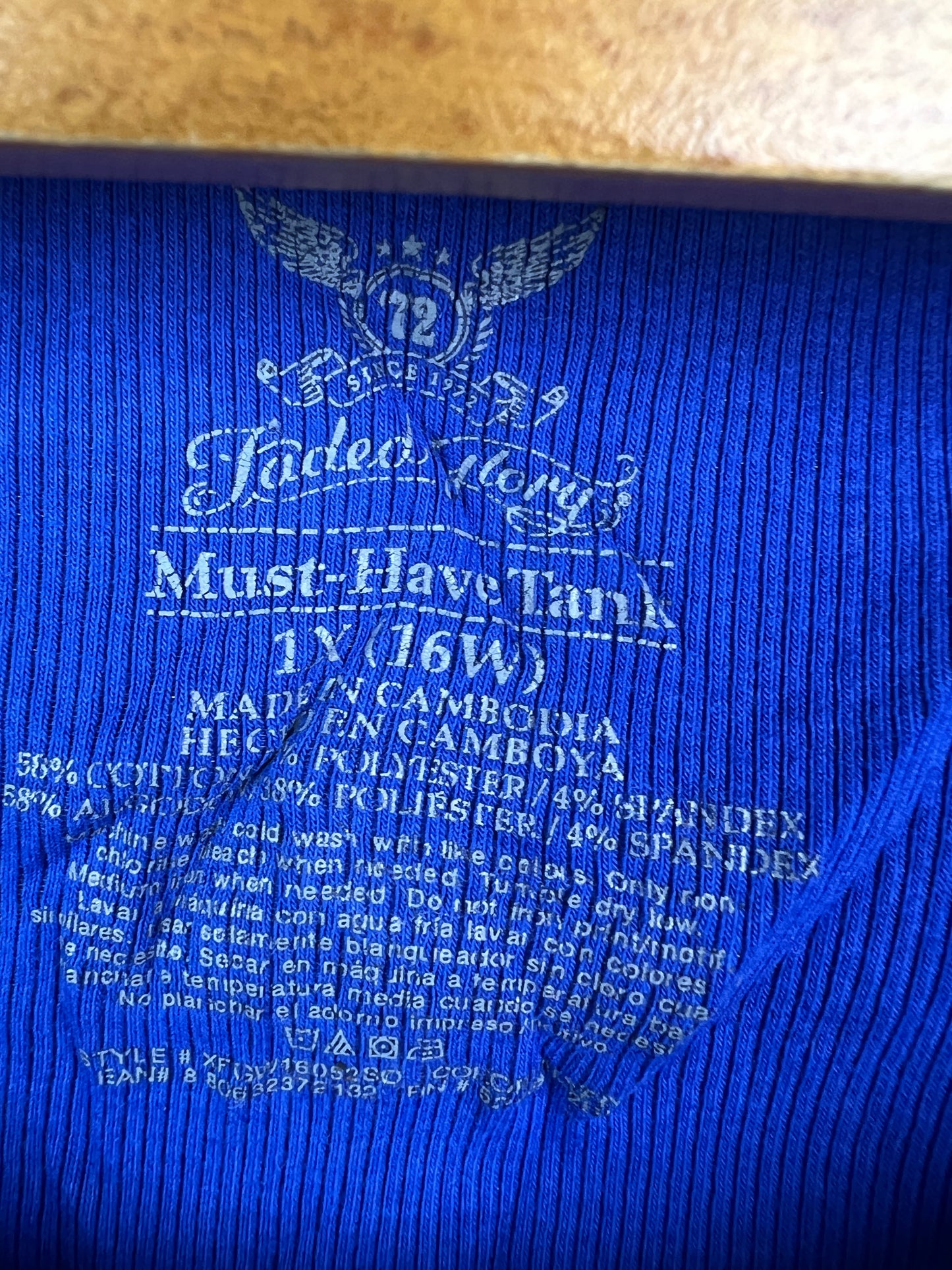 Faded Glory Tank Top (Women) (X-Small/Small)