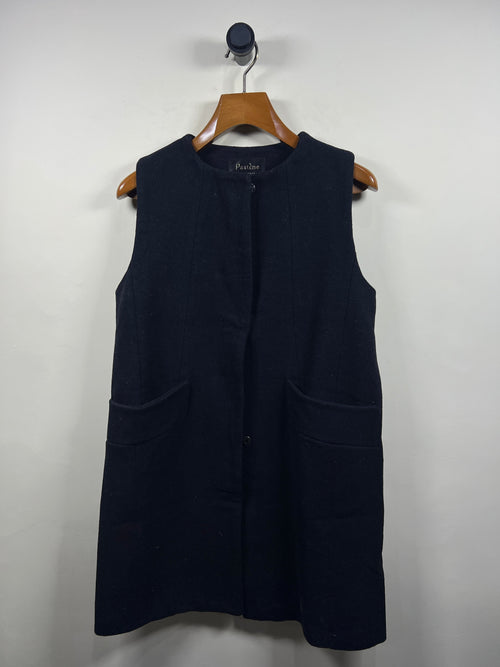 Pas Time Wool Long Coat (Women) (Medium-Large)