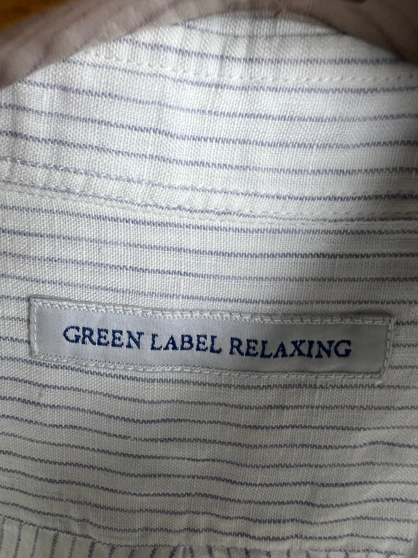 Green Label Linen Shirt (Medium)