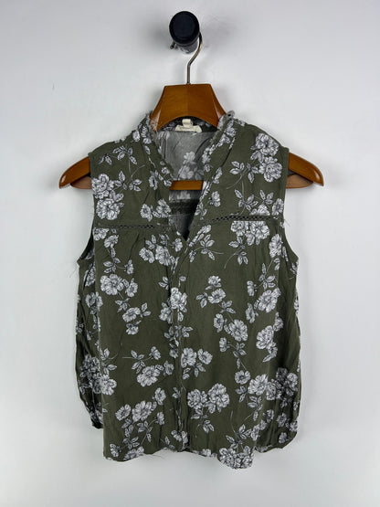 Como Blu Blouse (Women) (Medium-Large)