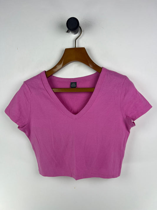 Wild Fable Crop T-Shirt (Women) (Small-Medium)