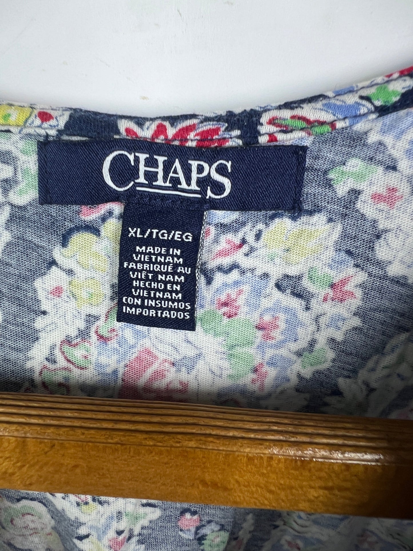 Chaps Blouse (Women) (Large/X-Large)